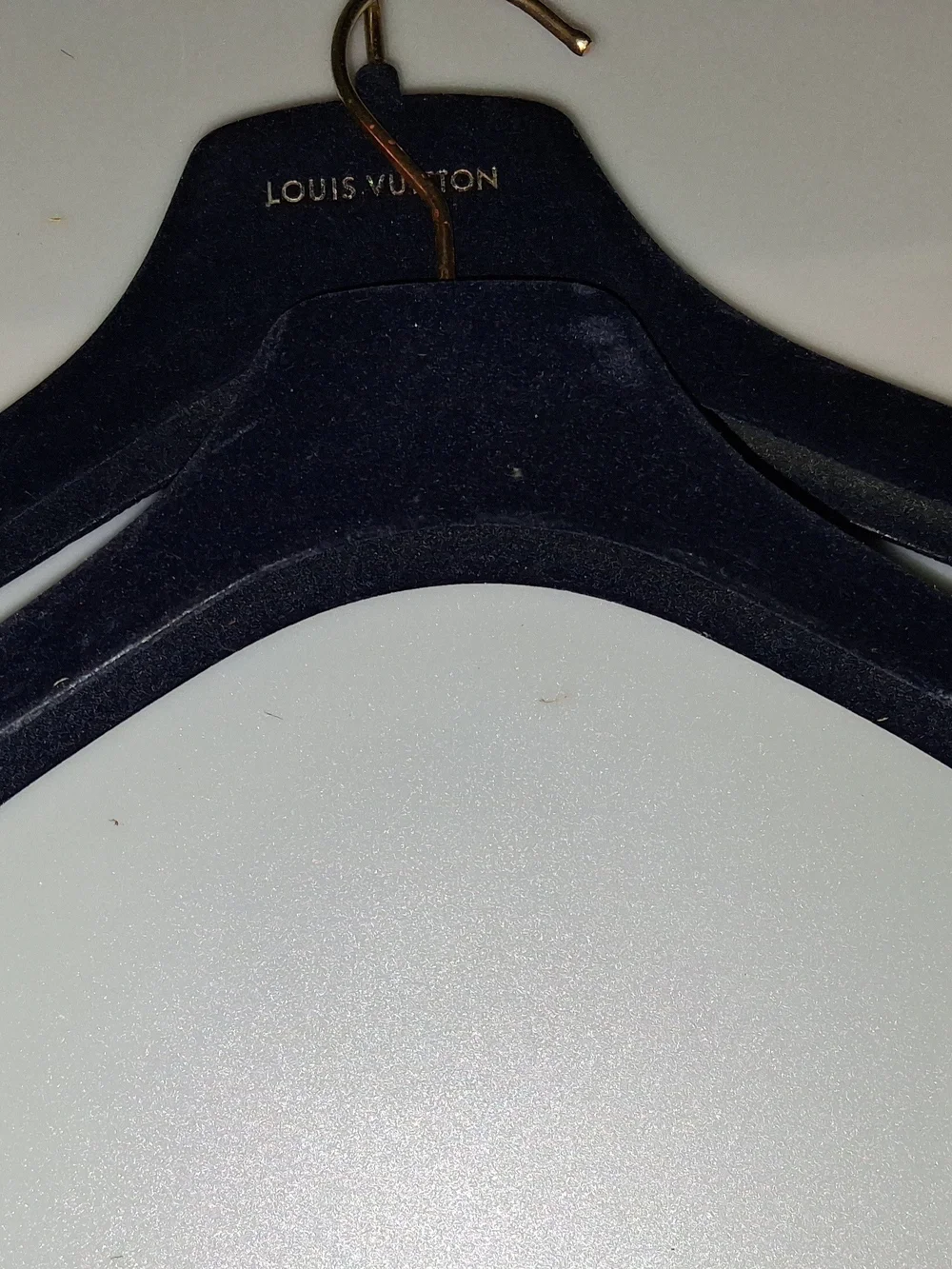 Louis Vuitton Black Velvet Hangers LOT OF 2